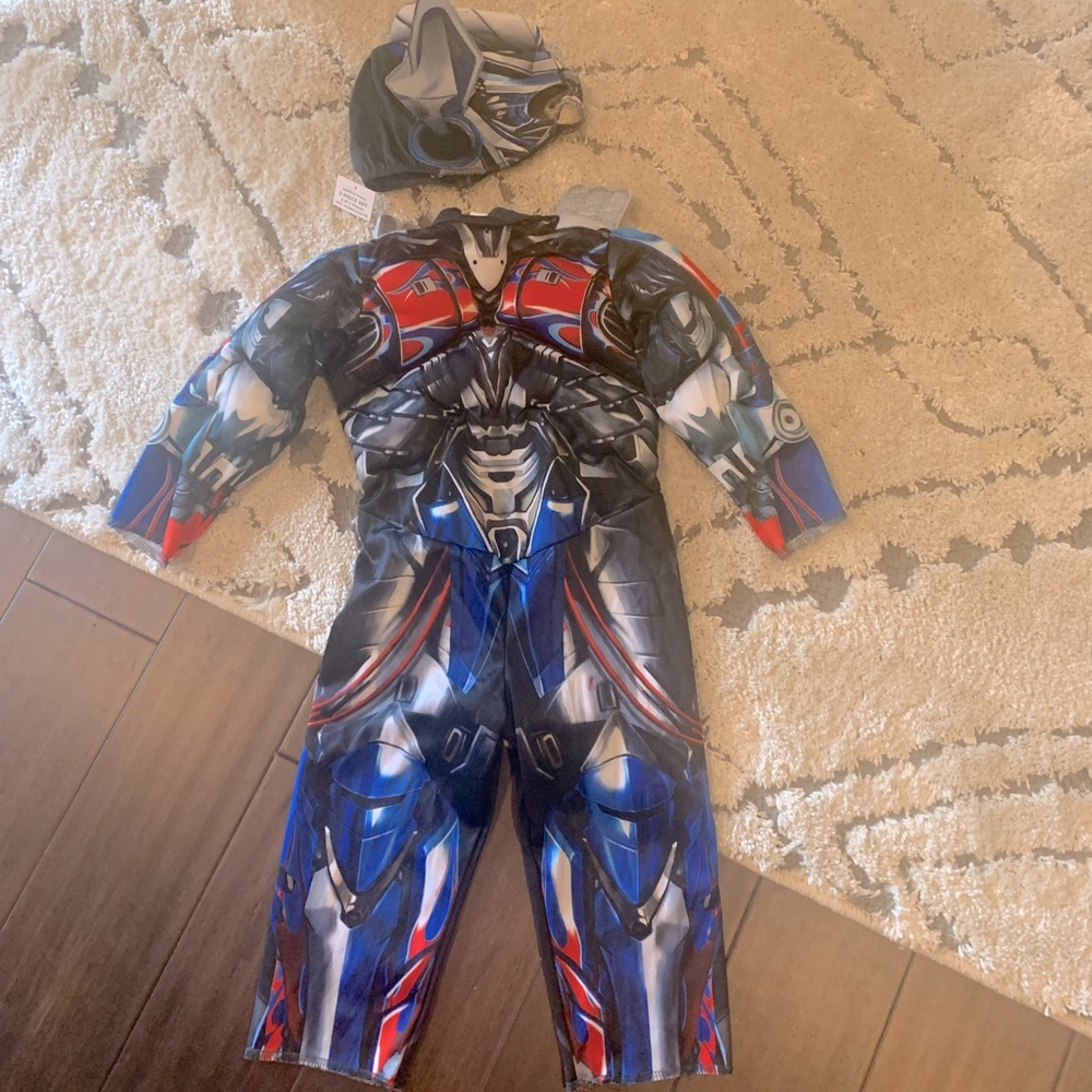 Toddler size 2T transformers costume